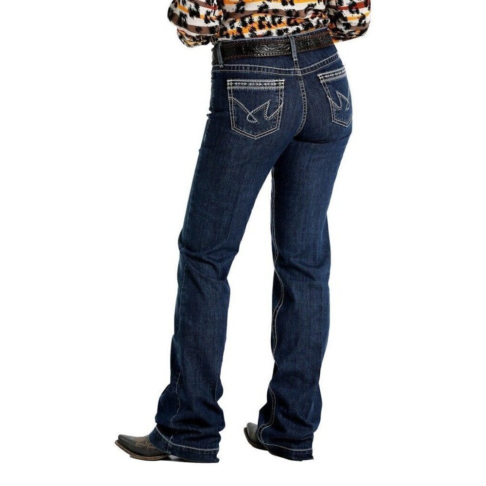 Cruel Denim Women's Hayley Moderate Rise Trouser Jeans Dark Wash CB70154001